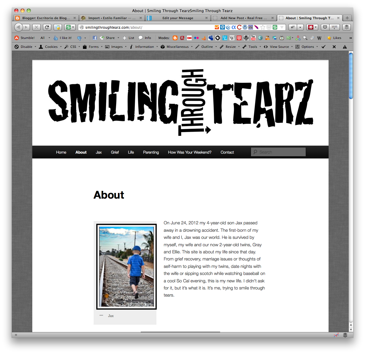 Smiling Through Tearz Featured Free Website