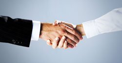 handshake image inspires trust confidence